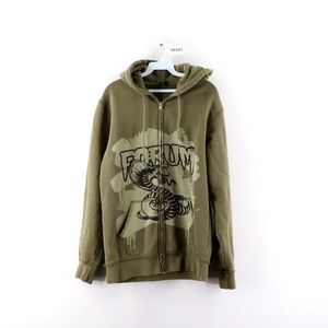Vintage Forum Snowboards Full Zip Hoodie Green